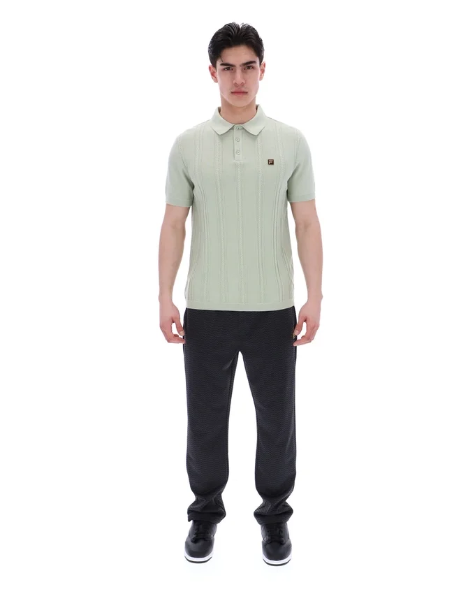 Sea Foam Barns Strick-Polo