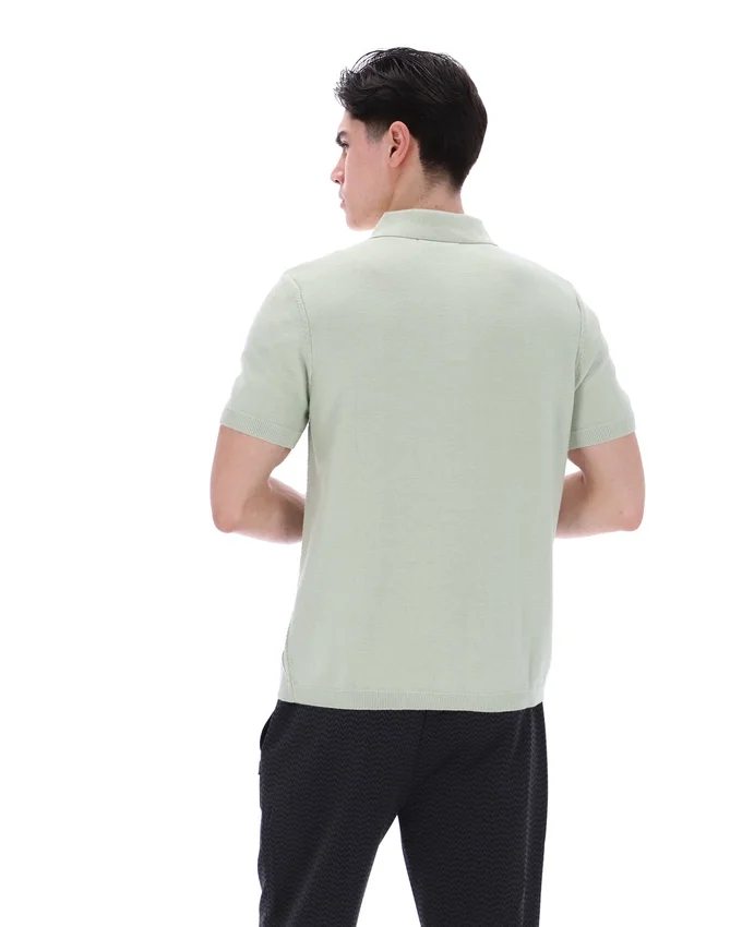 Sea Foam Barns Strick-Polo