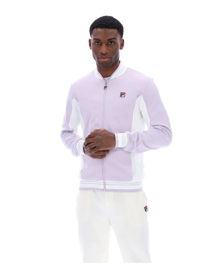 Settanta Baseball-Trainingsjacke in Misty Lilac