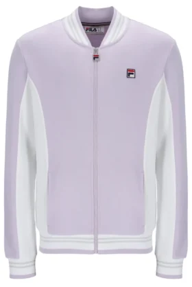 Settanta Baseball-Trainingsjacke in Misty Lilac