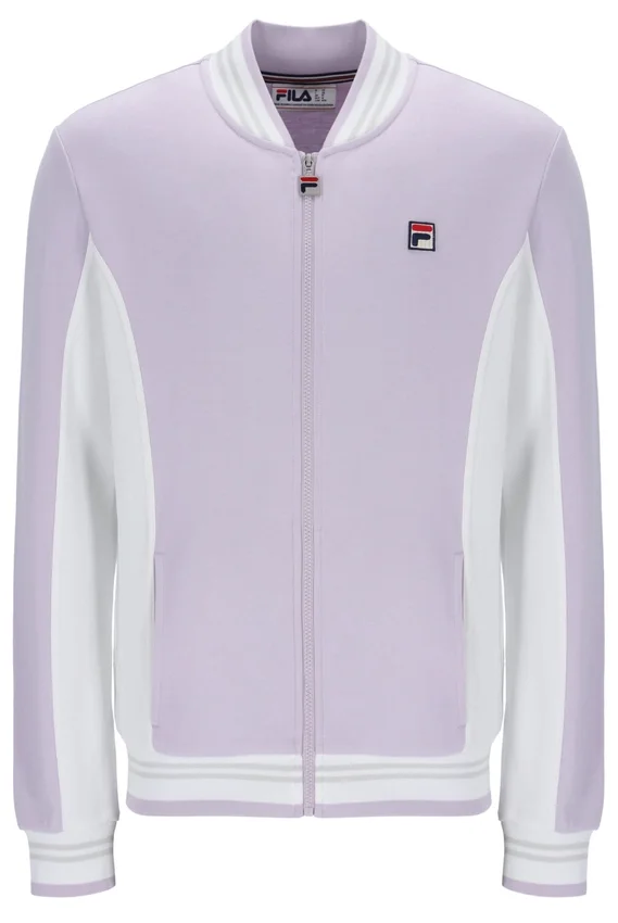 Settanta Baseball-Trainingsjacke in Misty Lilac