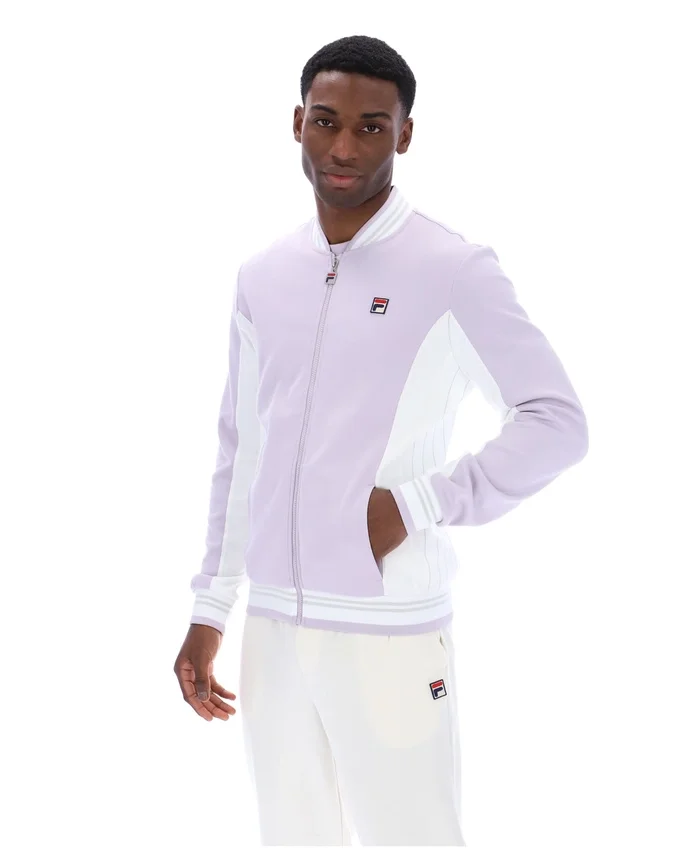 Settanta Baseball-Trainingsjacke in Misty Lilac