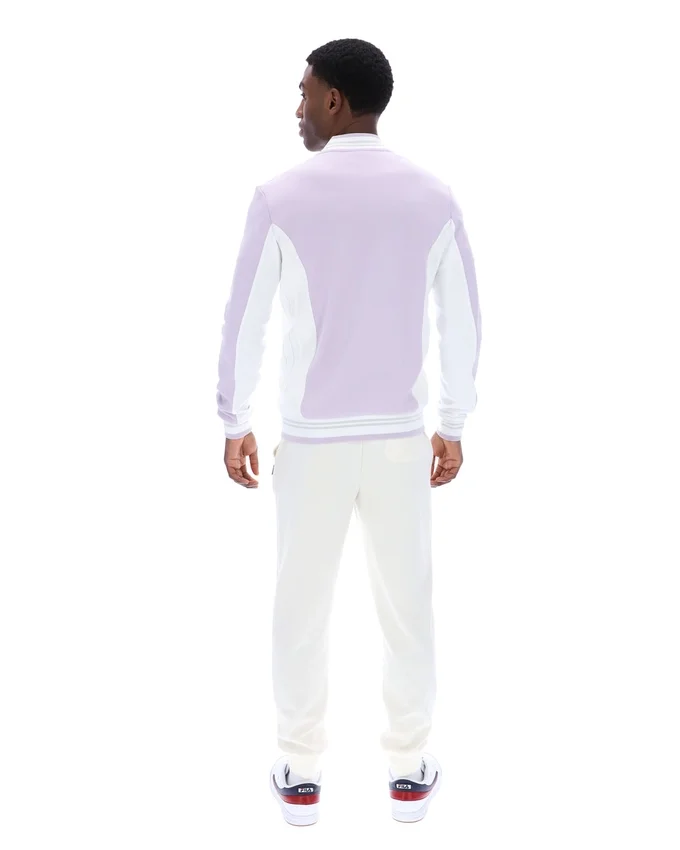 Settanta Baseball-Trainingsjacke in Misty Lilac