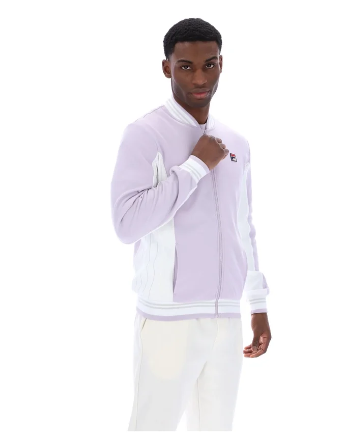 Settanta Baseball-Trainingsjacke in Misty Lilac