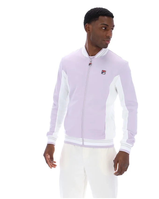 Settanta Baseball-Trainingsjacke in Misty Lilac