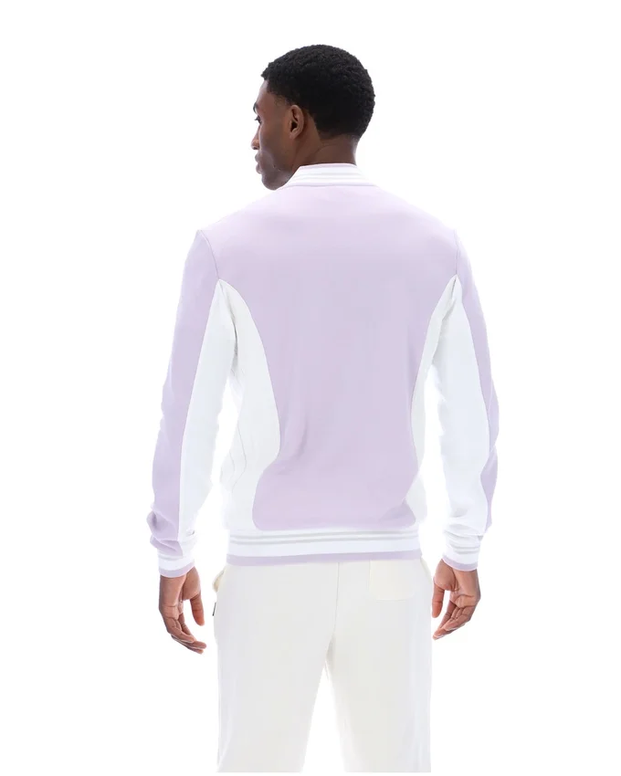 Settanta Baseball-Trainingsjacke in Misty Lilac