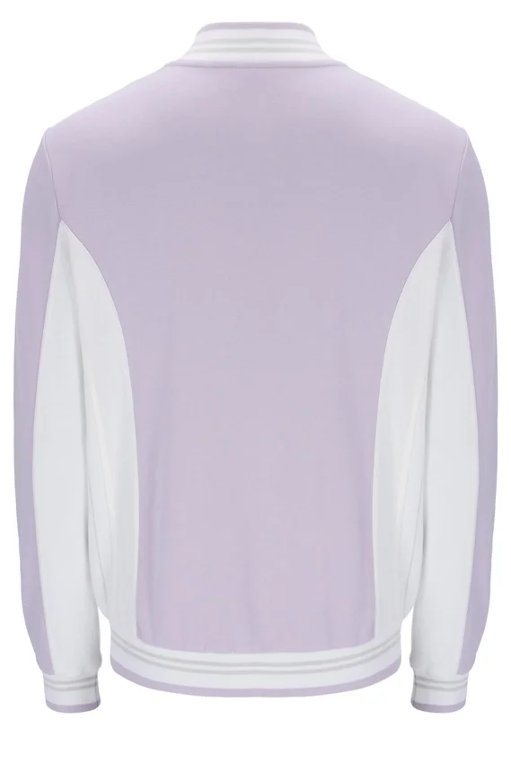 Settanta Baseball-Trainingsjacke in Misty Lilac