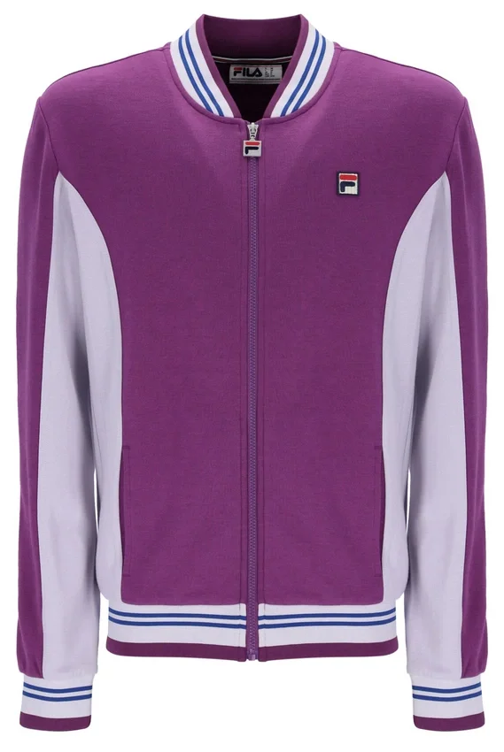 Settanta Baseball-Trainingsjacke in „Sunset Purple“