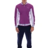 Settanta Baseball-Trainingsjacke in „Sunset Purple“
