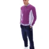 Settanta Baseball-Trainingsjacke in „Sunset Purple“