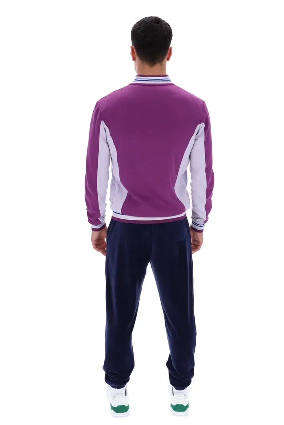 Settanta Baseball-Trainingsjacke in „Sunset Purple“