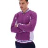Settanta Baseball-Trainingsjacke in „Sunset Purple“