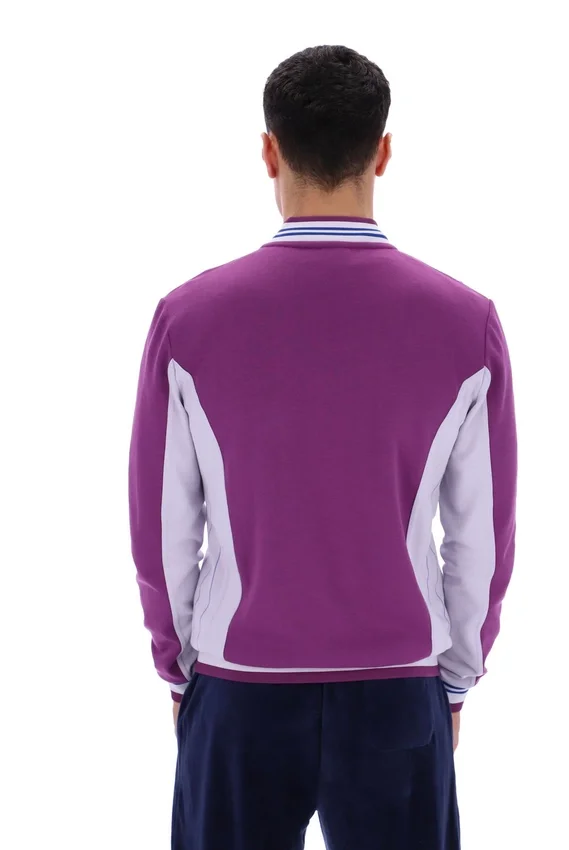 Settanta Baseball-Trainingsjacke in „Sunset Purple“