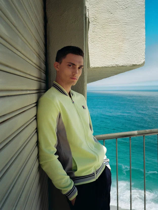 Shadow Lime Settanta Baseball-Trainingsjacke