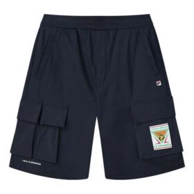 Shorts mit Logo-Aufdruck für Herren, blau