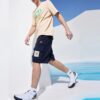 Shorts mit Logo-Aufdruck für Herren, blau