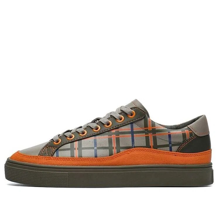 Skateschuhe „Grau Orange“
