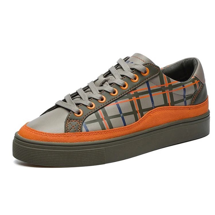 Skateschuhe „Grau Orange“