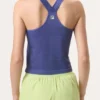 Skipper Blue Center Court Nahtloses Tanktop