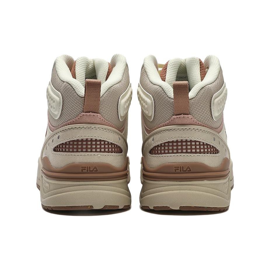 Slam Mid Skateschuhe „Weiß Beige Braun“