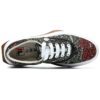 Sneaker mit Blumenmuster Schwarz/Grün