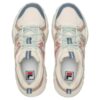 Sofia 1S Fishbone Modern Low-Top-Schuhe „Weiß, Rosa, Blau“