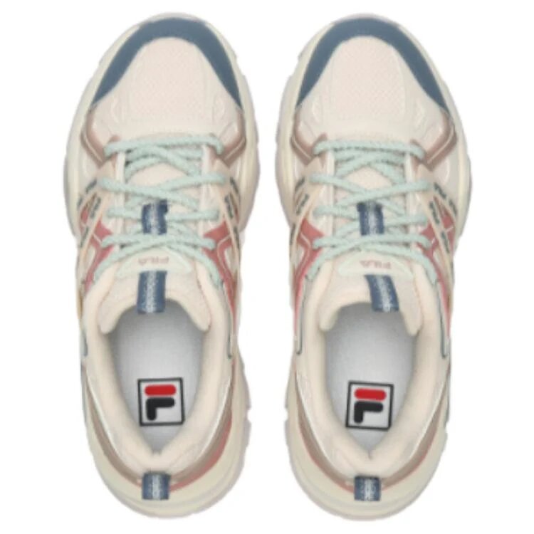 Sofia 1S Fishbone Modern Low-Top-Schuhe „Weiß, Rosa, Blau“