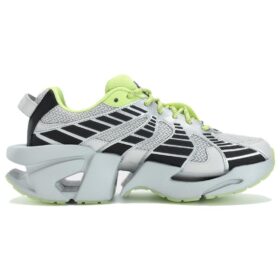 Space Low Sneaker „Grau Schwarz Grün“