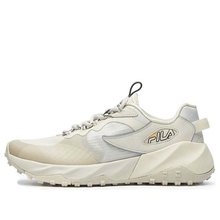 Sport-Low-Top-Laufschuhe, cremefarben