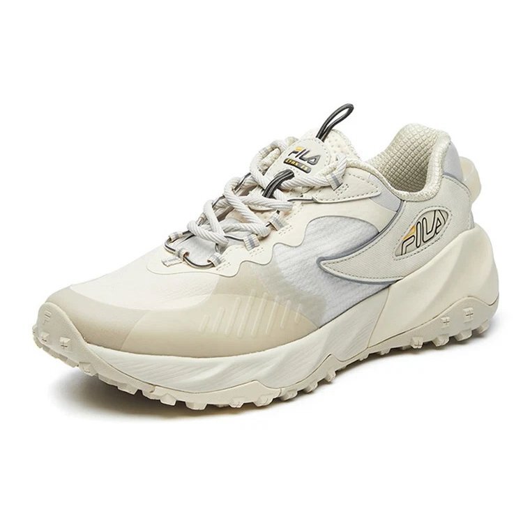 Sport-Low-Top-Laufschuhe, cremefarben