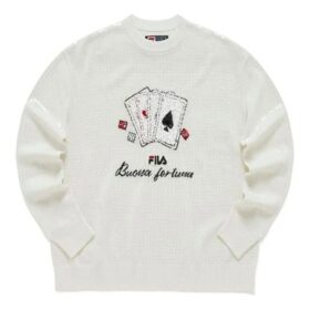 Sport-Pullover mit Grafikprint „Weiß Schwarz“