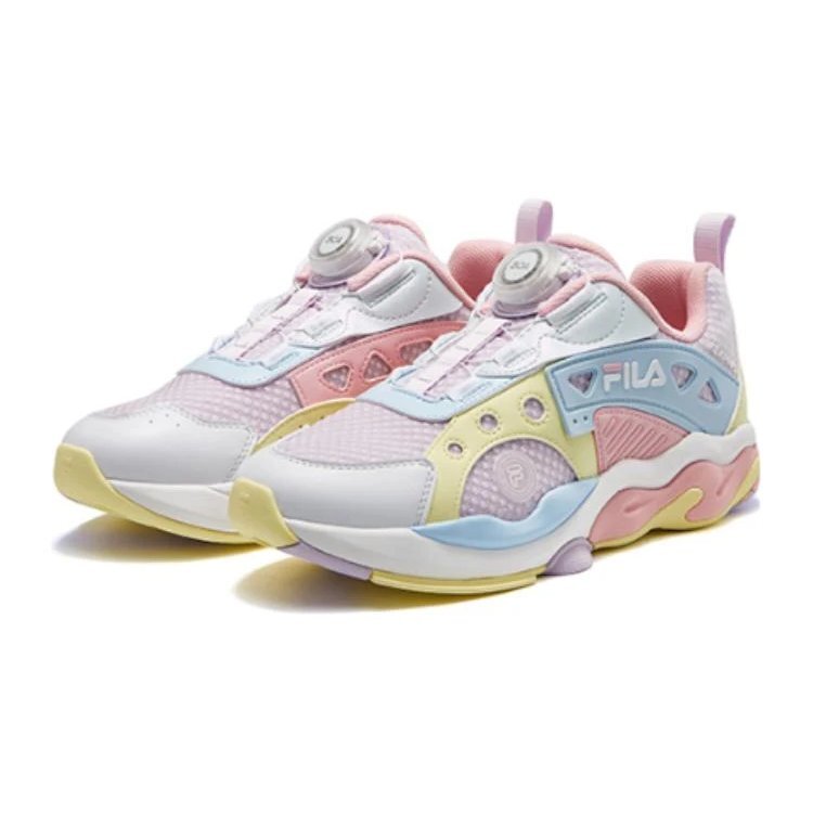 Sport-Sneaker „Pink, Blau, Gelb“