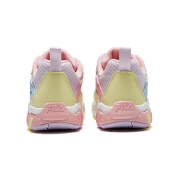 Sport-Sneaker „Pink, Blau, Gelb“