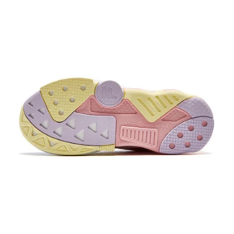 Sport-Sneaker „Pink, Blau, Gelb“