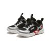 Sport-Sneaker „Silber Schwarz Rot“