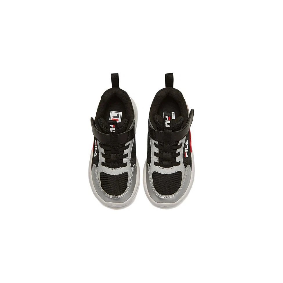 Sport-Sneaker „Silber Schwarz Rot“