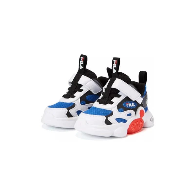 Sport-Sneaker „Weiß Blau Schwarz“