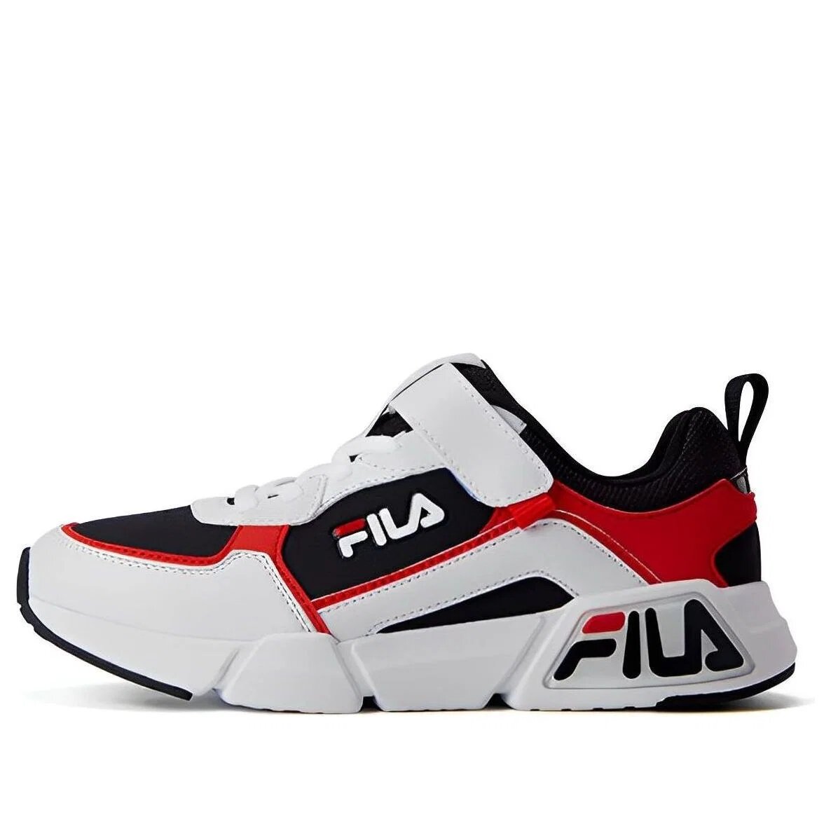 Sport-Sneaker „Weiß Schwarz Rot“