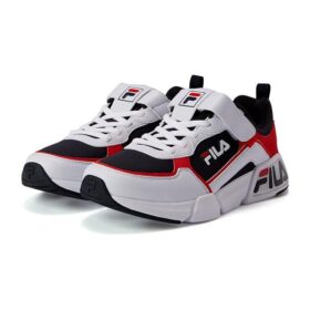 Sport-Sneaker „Weiß Schwarz Rot“