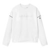 Sport-Sweatshirt mit aufgedrucktem „Athletics“-Schriftzug „Weiß“