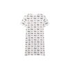 Sport-T-Shirt aus Strick mit durchgehendem Aufdruck