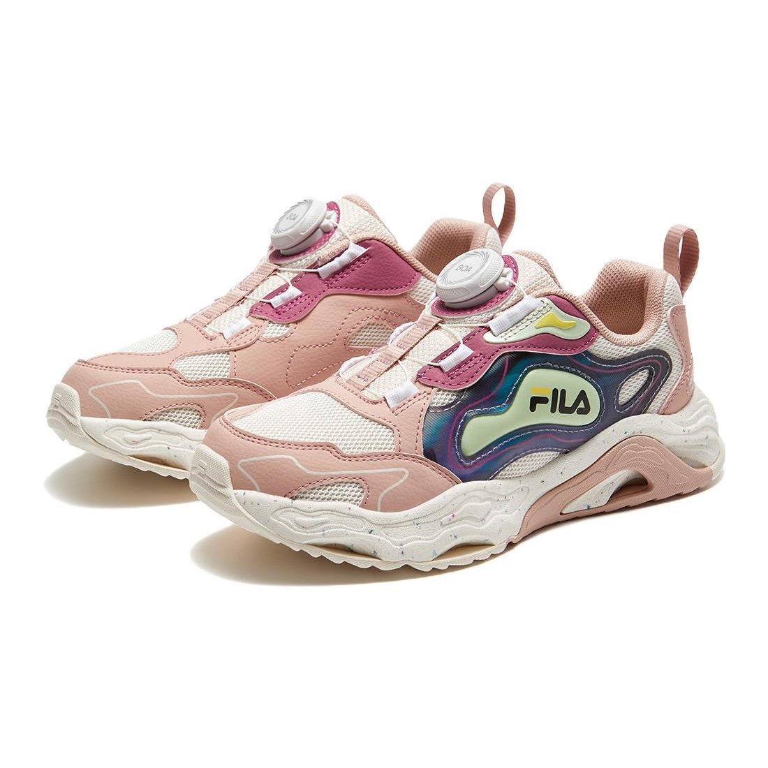 Sportbekleidung Laufschuhe „Pink White“