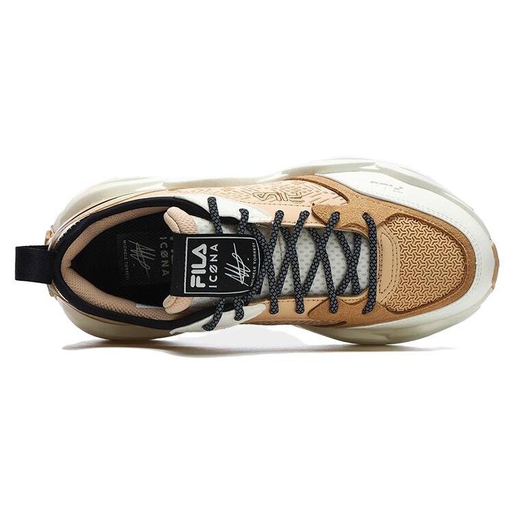 Sportbekleidung Sneaker „Tan White“