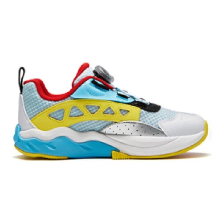 Sportbekleidung Sneaker „Weiß Blau Gelb“