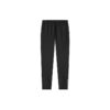 Sportliche lange Hose mit Logo-Muster, locker sitzend, schwarz