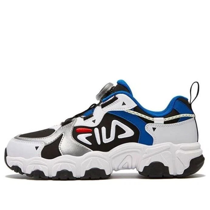 Sportliche Laufschuhe „Weiß Blau Schwarz“