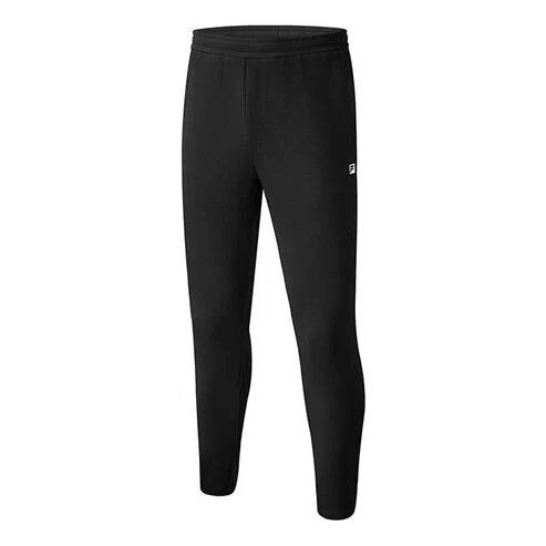 Sportliche Logo-Strickhose in Schwarz