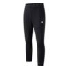Sportliche Strickhose, gerade geschnitten, einfarbig, für Fitness und Sport, schwarz