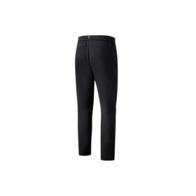 Sportliche Strickhose, gerade geschnitten, einfarbig, für Fitness und Sport, schwarz