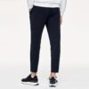 Sportliche Strickhose, gerade geschnitten, einfarbig, für Fitness und Sport, schwarz